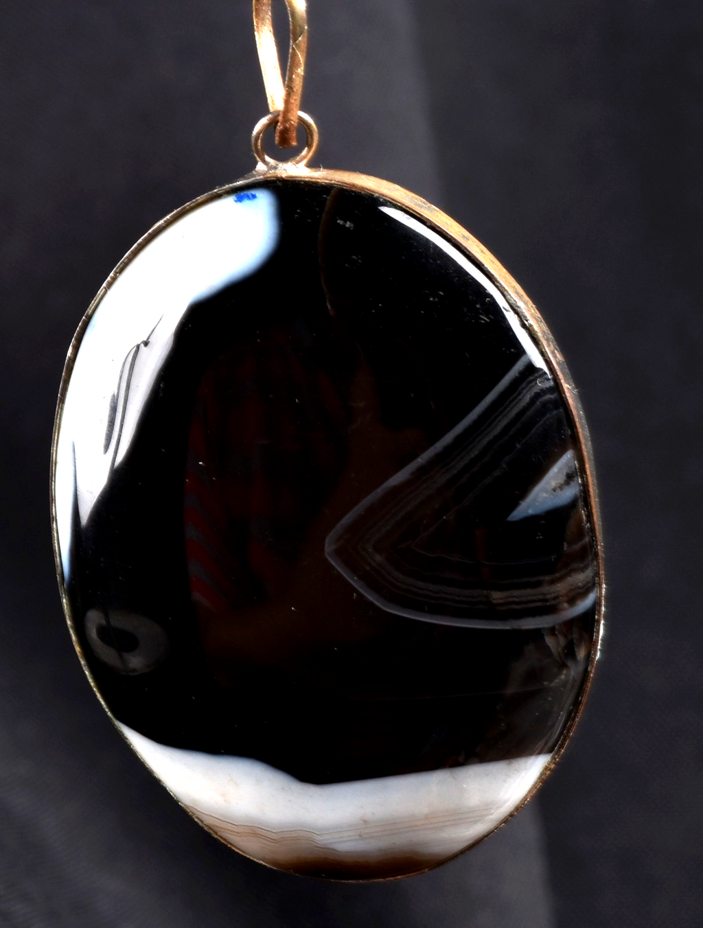 Sulemani ''evil eye'' mystic stone pendant  luck wealth protection shaman  #8217