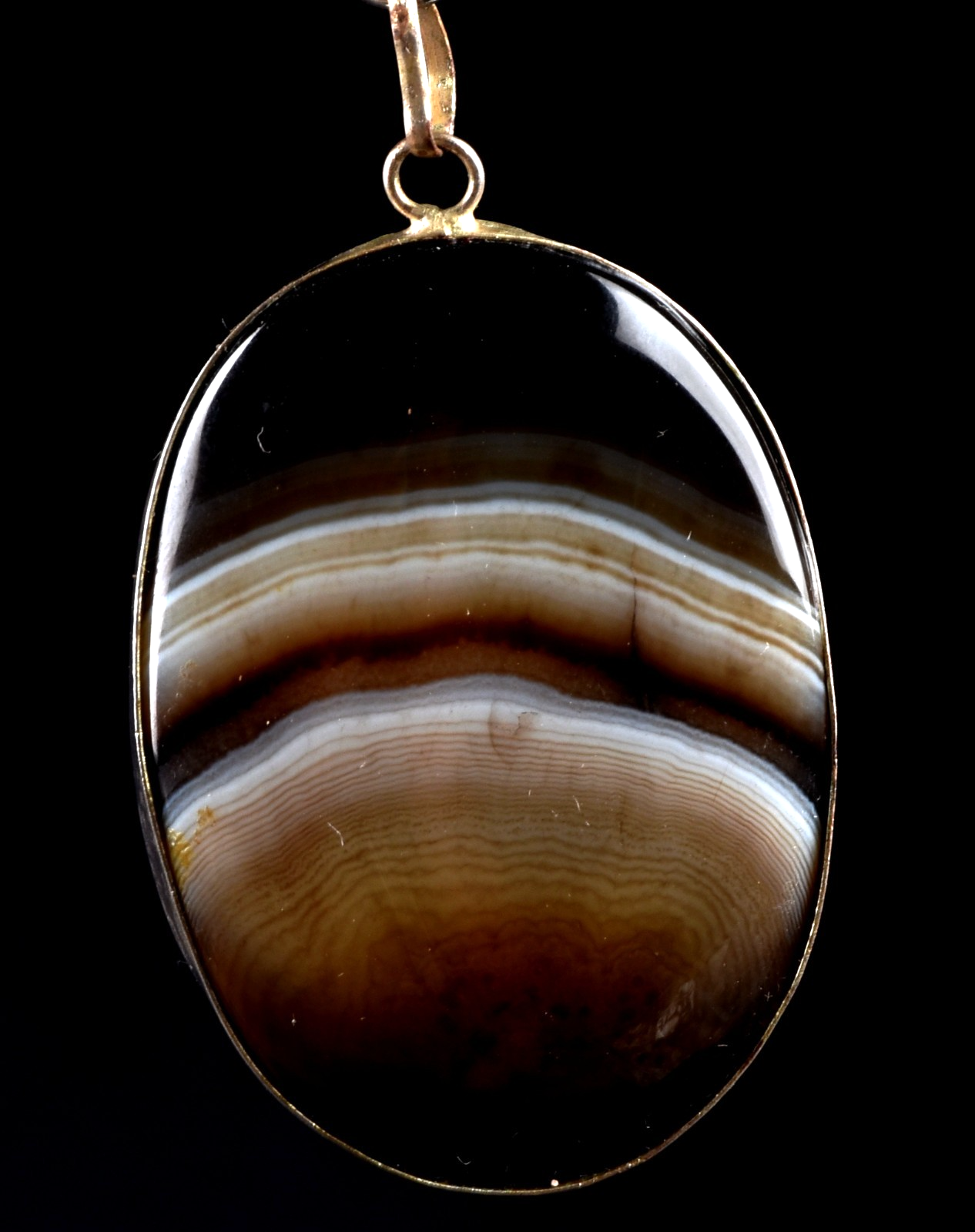 Sulemani ''evil eye'' mystic stone pendant  luck wealth protection shaman  #7993