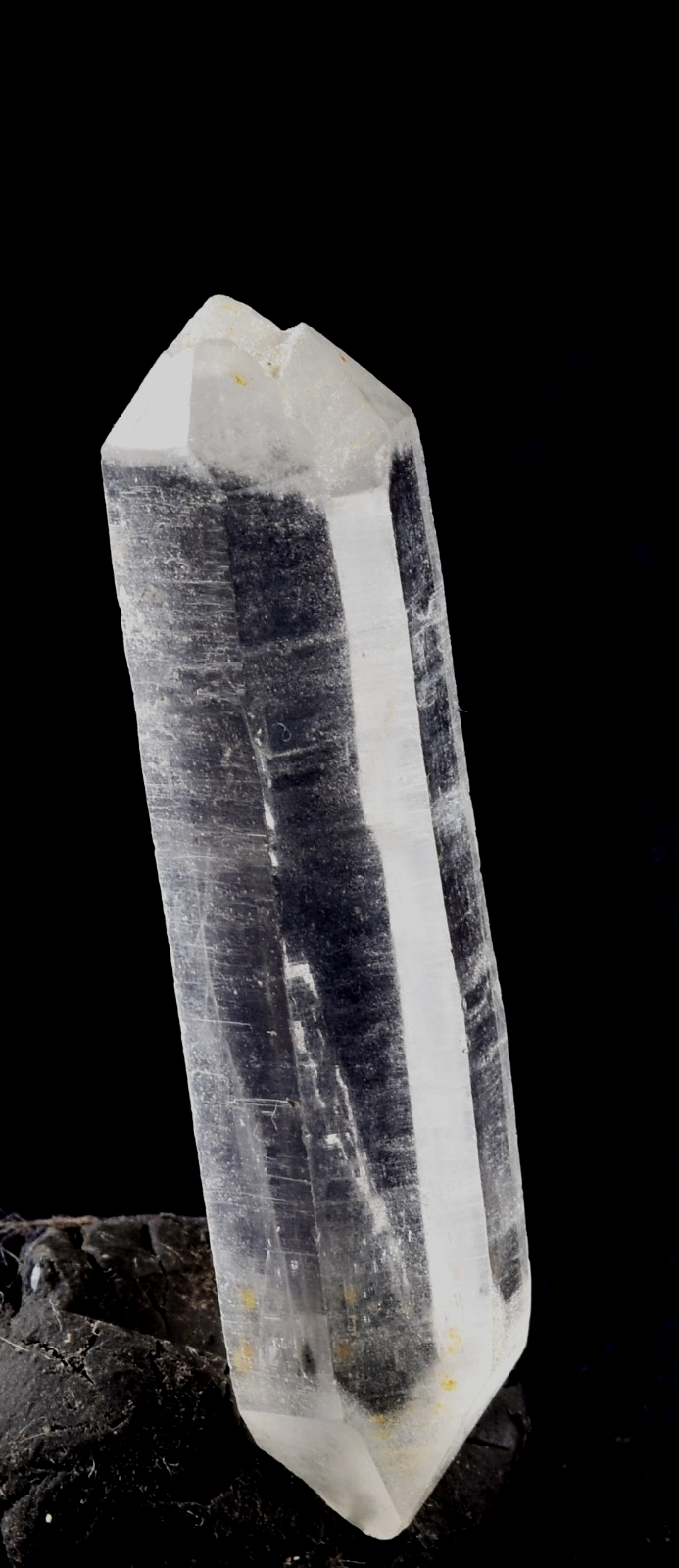 Himalayan sacred  quartz  tantrik twin  double terminated pocket wand 8290