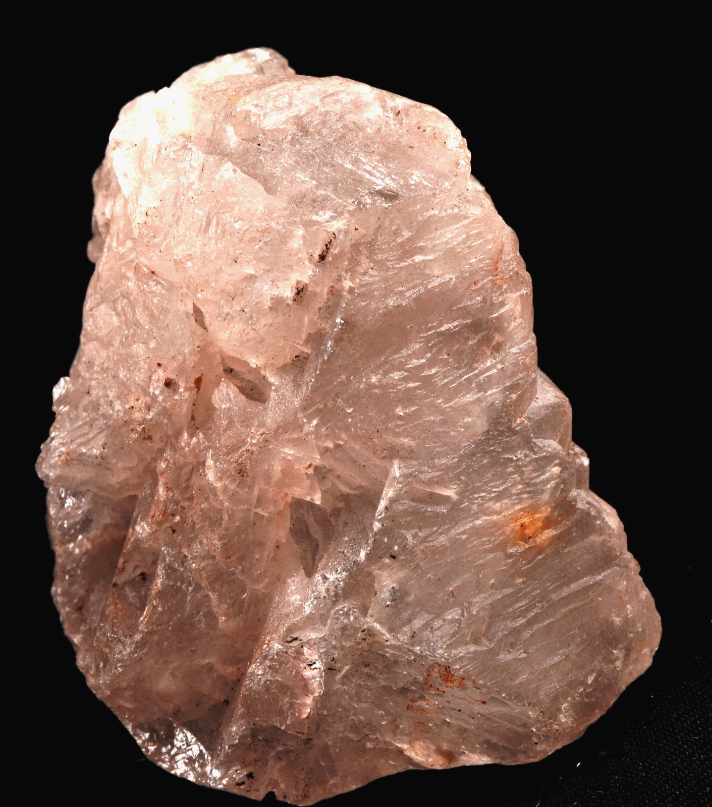 white Nirvana quartz Himalayan ice quartz , growth interference quartz # 8164
