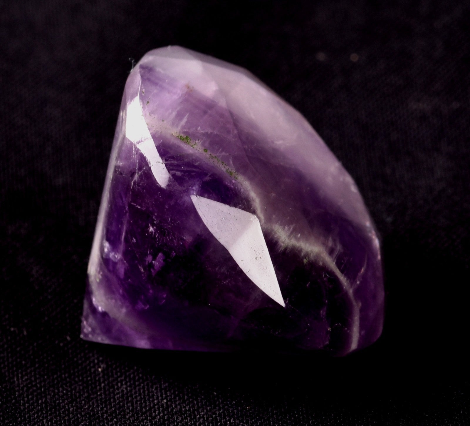 Amethyst  diamond supporting a healthy sleep cycle reflects negativity  # 8275