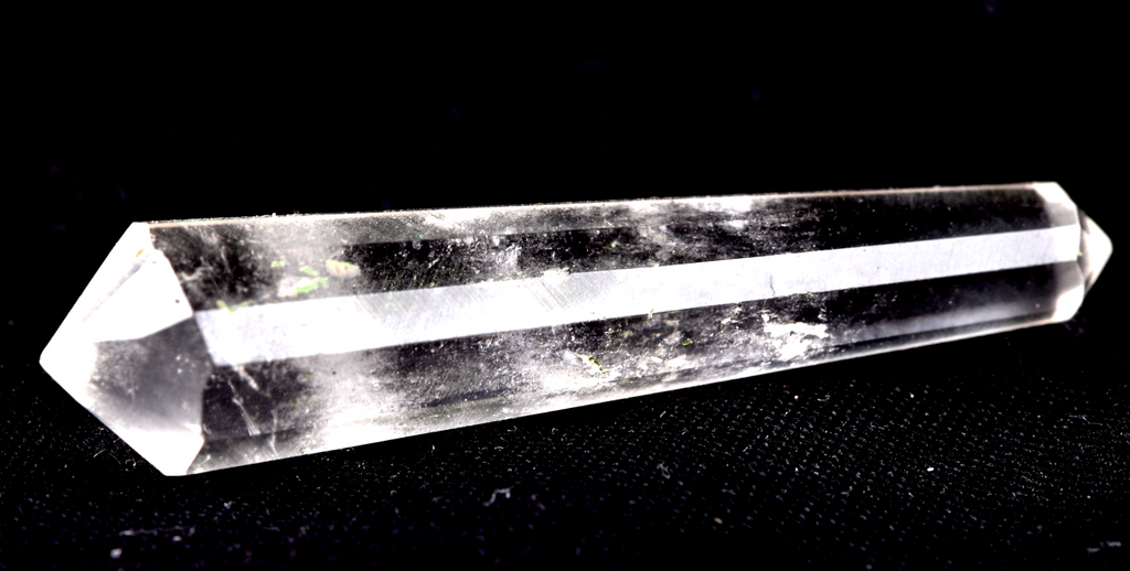 Satyaloka satyamani  region quartz d.t  pocket wand  synergy 12 crystal #8044