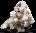 Apophyllite on grey quartz  base   psychic direction and guidance alter #1001