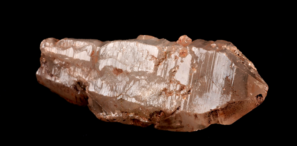 Himalayan golden  Scalar ice quartz crystal nirvana gwindel,  rainbows  #7824