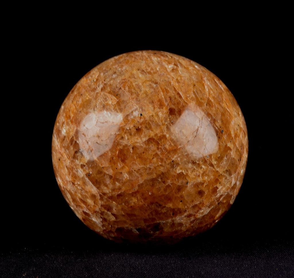 Himalayan golden healer quartz sphere 6.5 cm  infusion of divine fire #8063