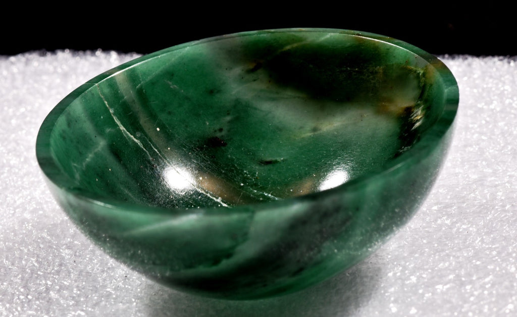 green aventurian bowl prosperity creativity /imagination  /success  #1018
