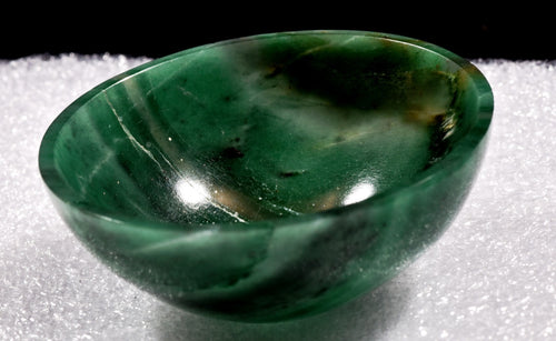 green aventurian bowl prosperity creativity /imagination  /success  #1018