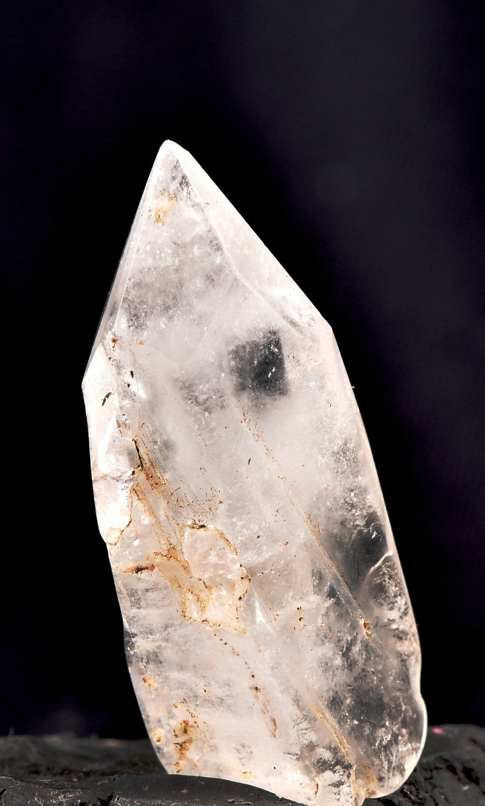 Satyaloka satyamani region quartz pointed quartz  synergy 12 crystal # 8238
