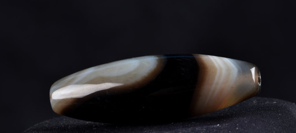 Mystic old sulemani  dzi/bhaisajyaguru/   shaman  bead#8118