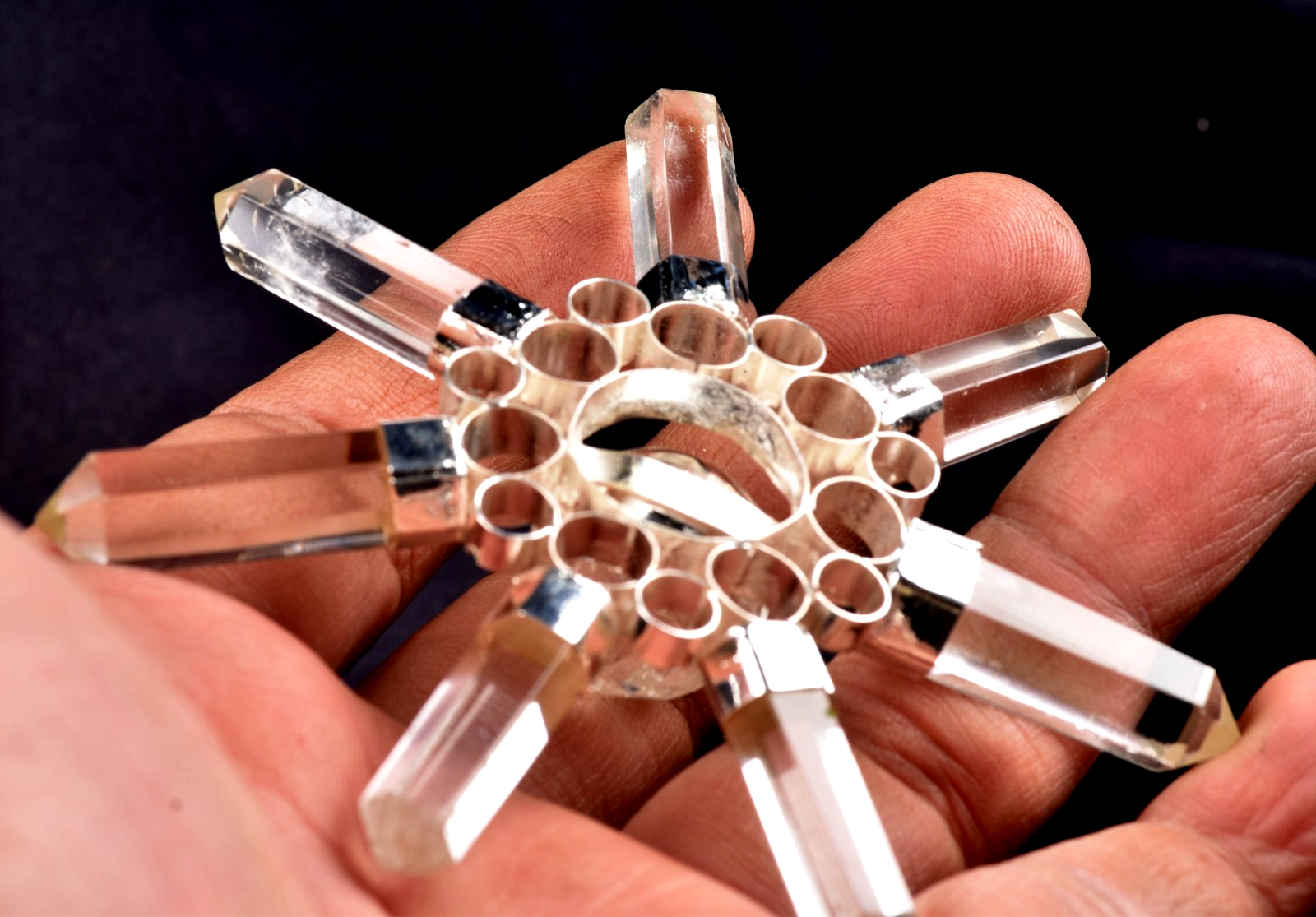 Satyaloka region energy generator  synergy 12 high frequency quartz   # 8140