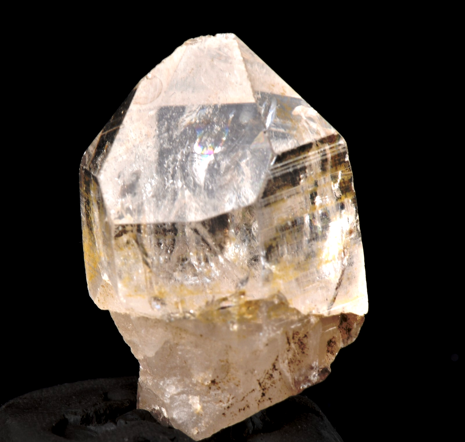 Himalayan silver quartz warrior lemurian rainbow meditation sacred energy #7604