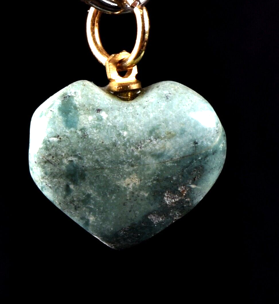 turquoise tiny pendant  protects , thefts, accidents, # 7184