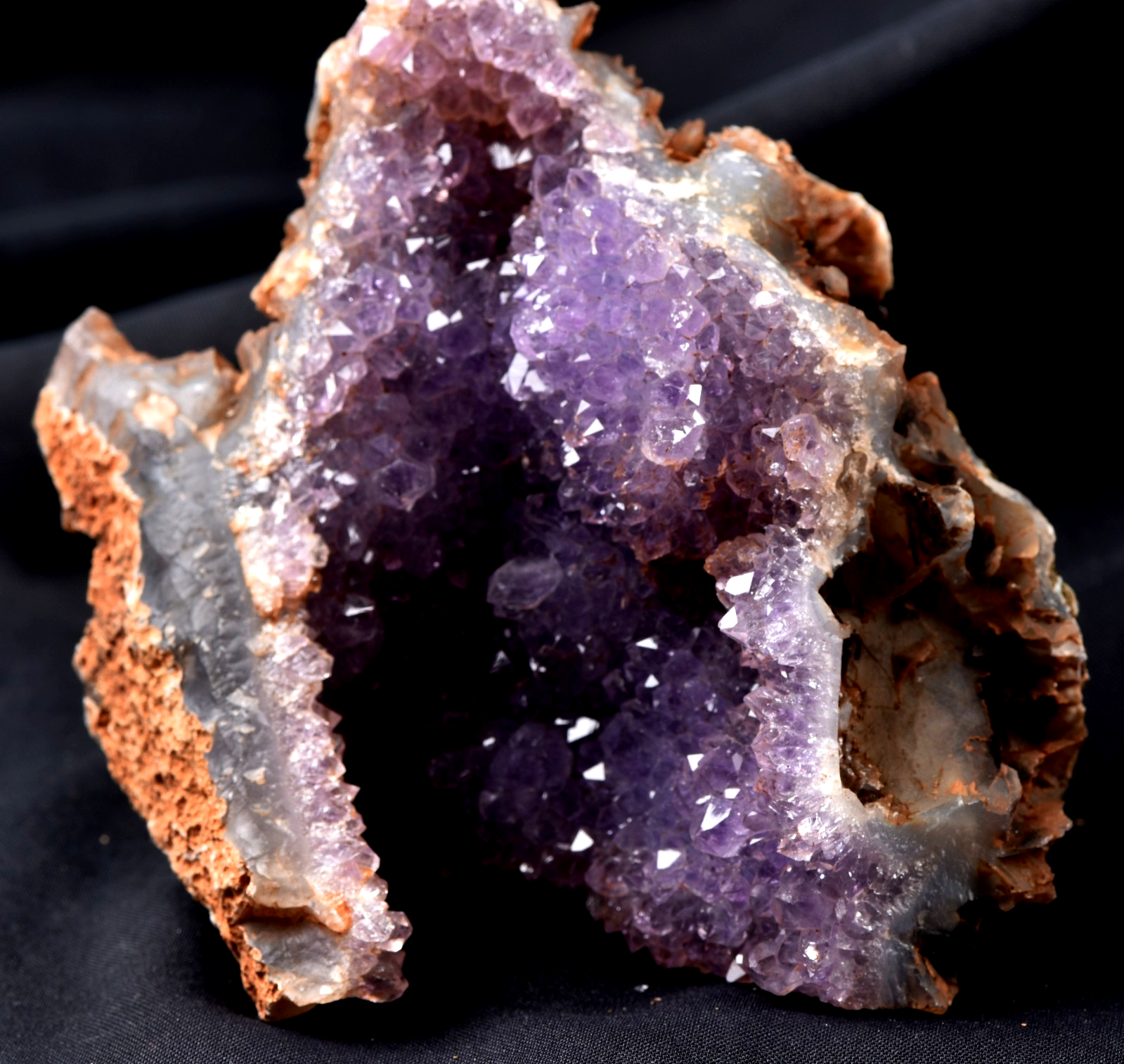 Amethyst pseudomorph   Far-infrared radiation negative ion emission  # 8186