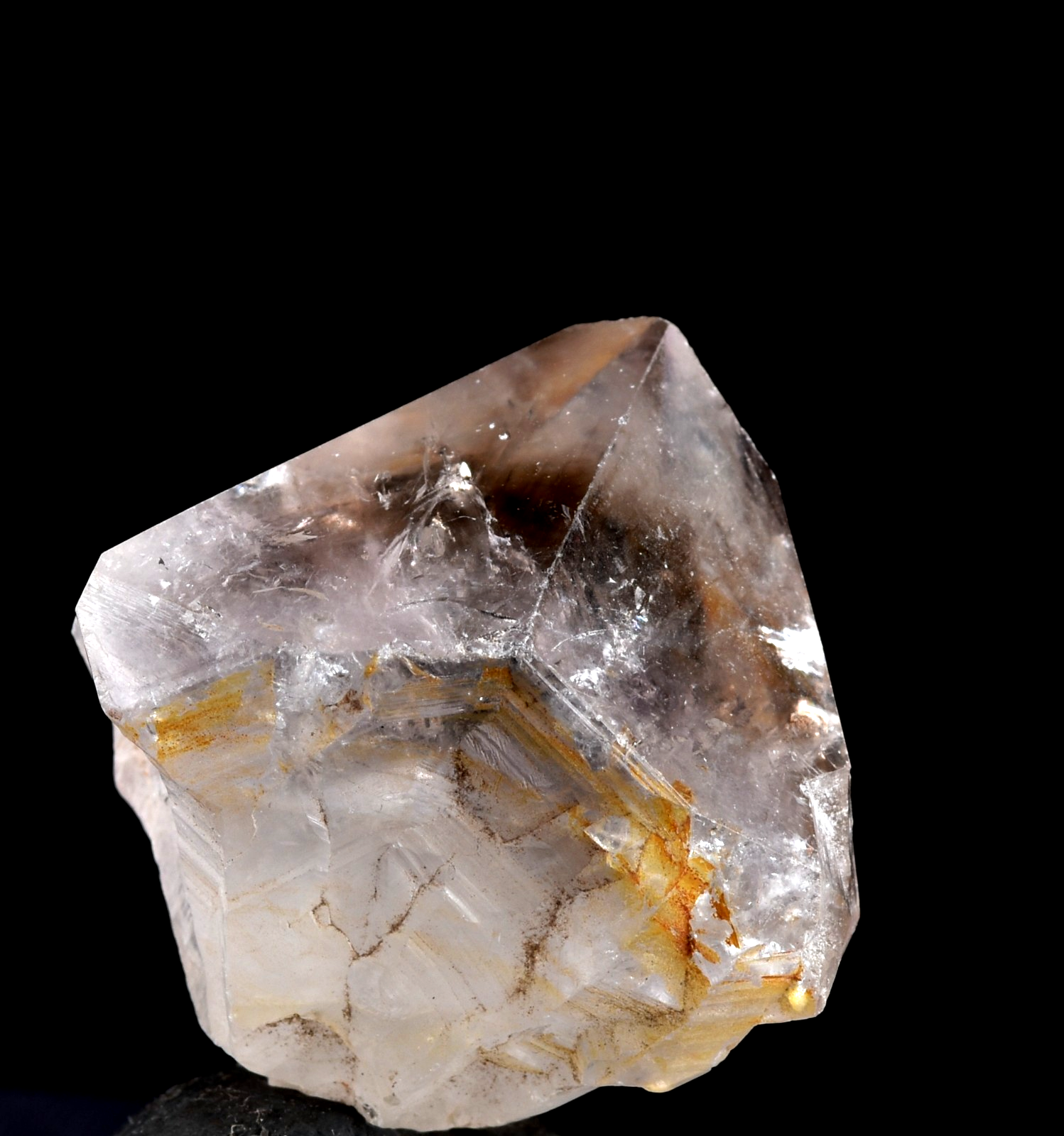 Satyaloka  quartz with smoky  hue synergy 12 high frequency quartz   #7966