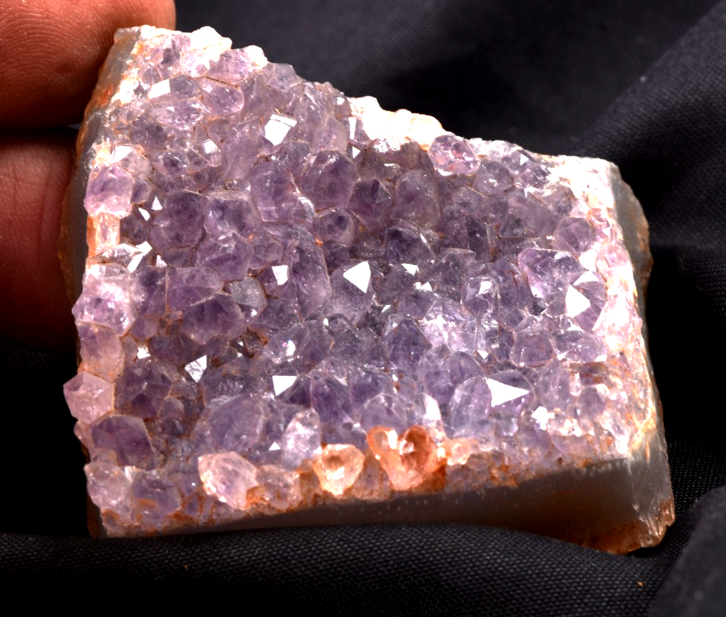 Amethyst pseudomorph   Far-infrared radiation negative ion emission  # 8205