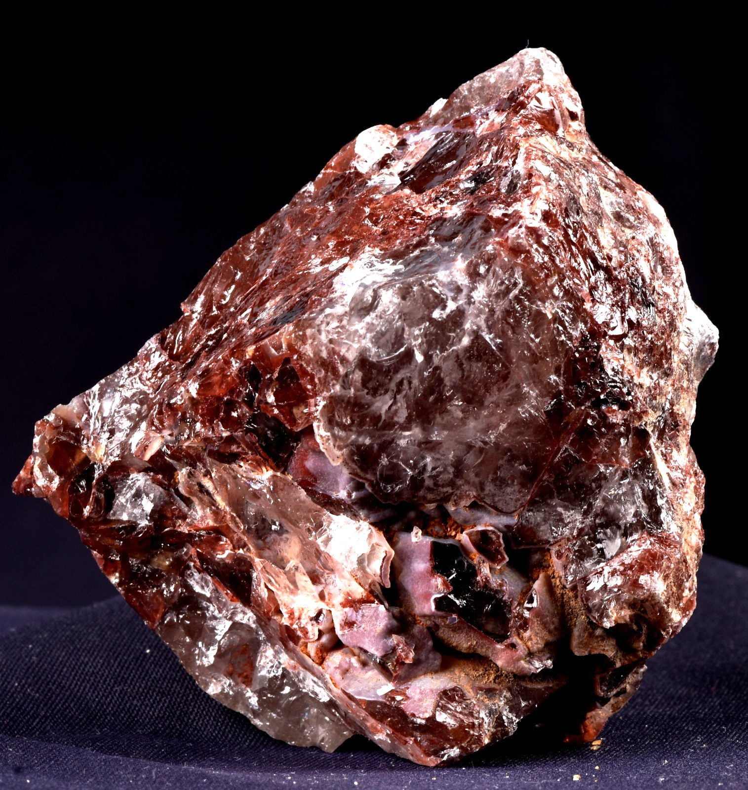 Himalayan Red Azeztullite  agnitite crystal  infusion of divine fire #8163