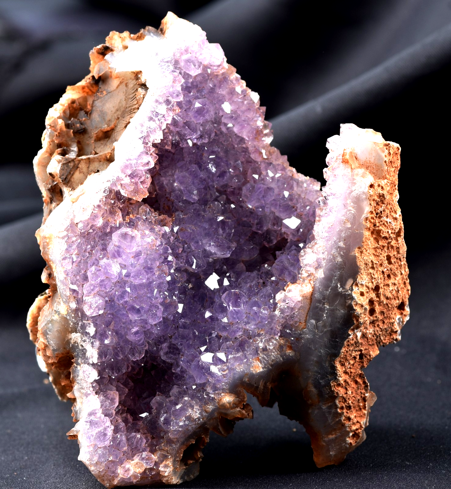 Amethyst pseudomorph   Far-infrared radiation negative ion emission  # 8186