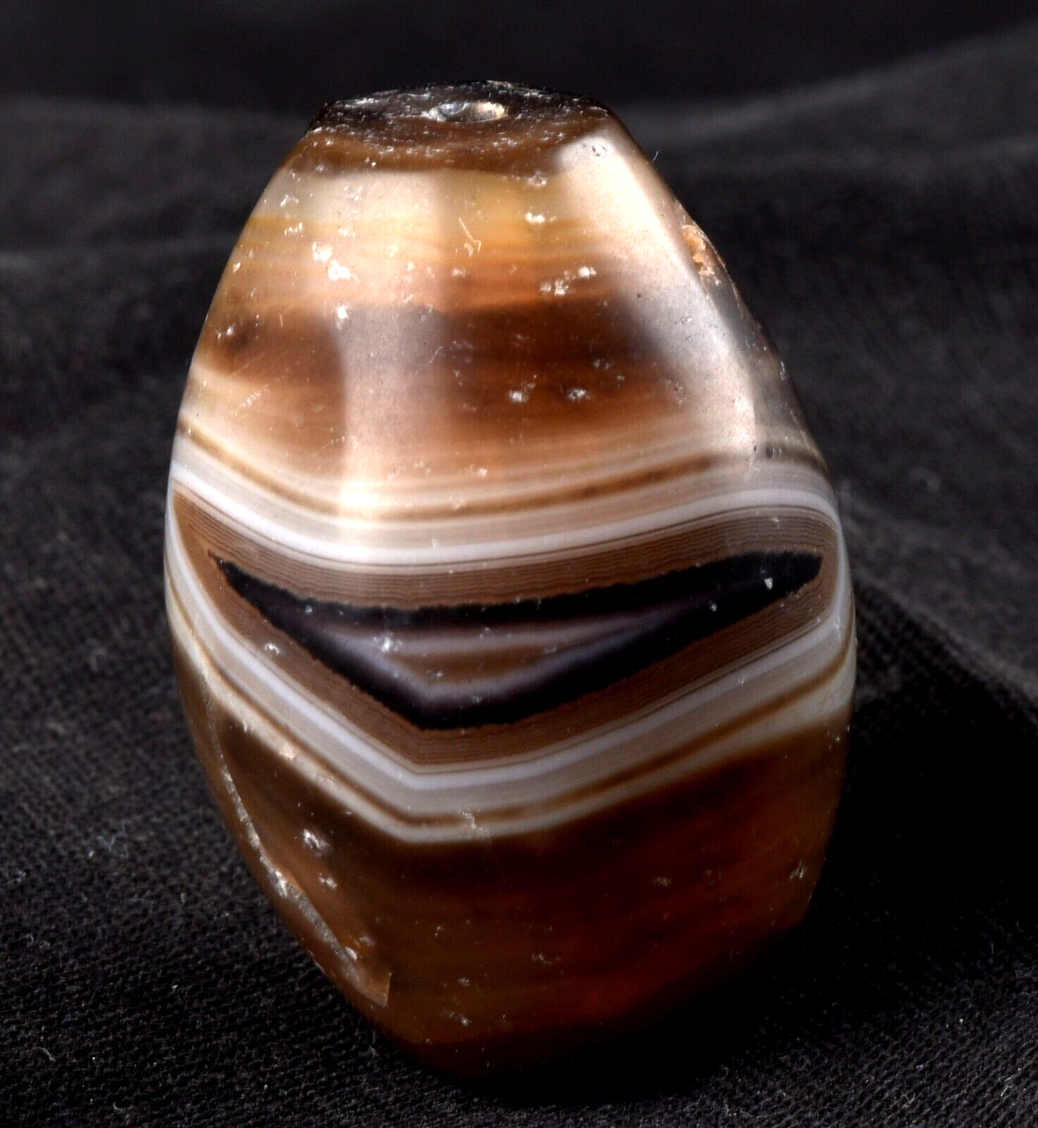 Mystic old sulemani  dzi/bhaisajyaguru/  evil eye shaman eye of horus bead#7397