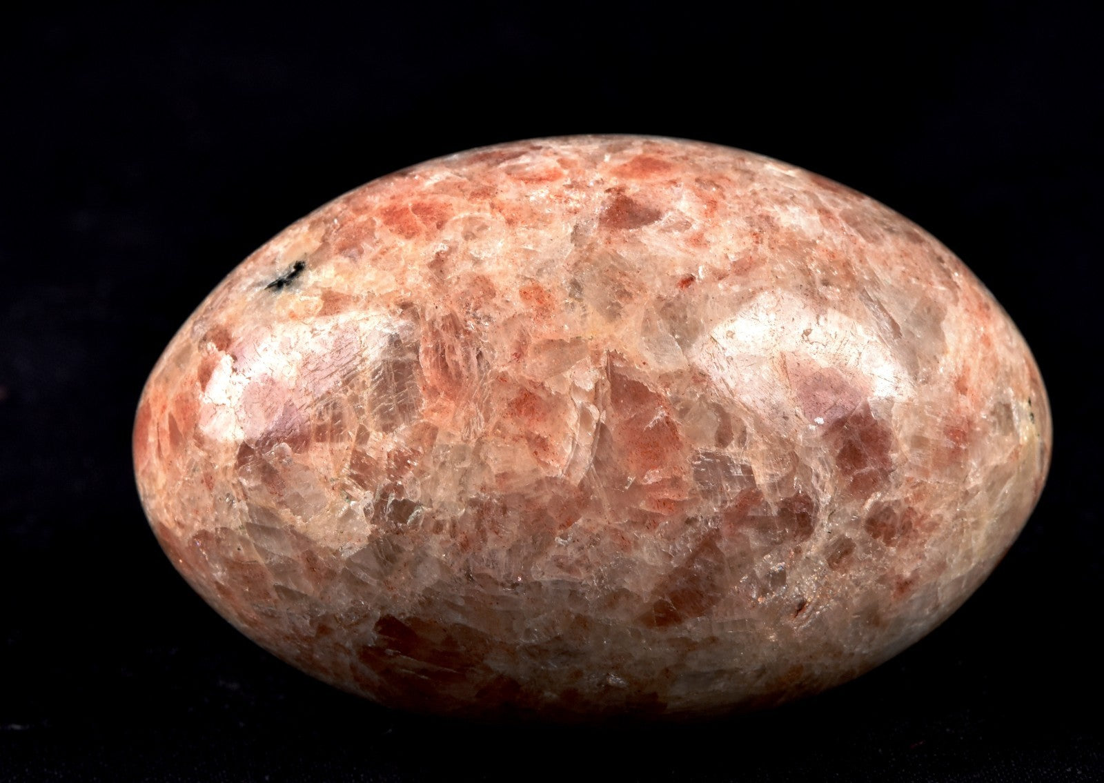 Sun stone with black tourmaline lingam bestow freedom, independence goodluck7956
