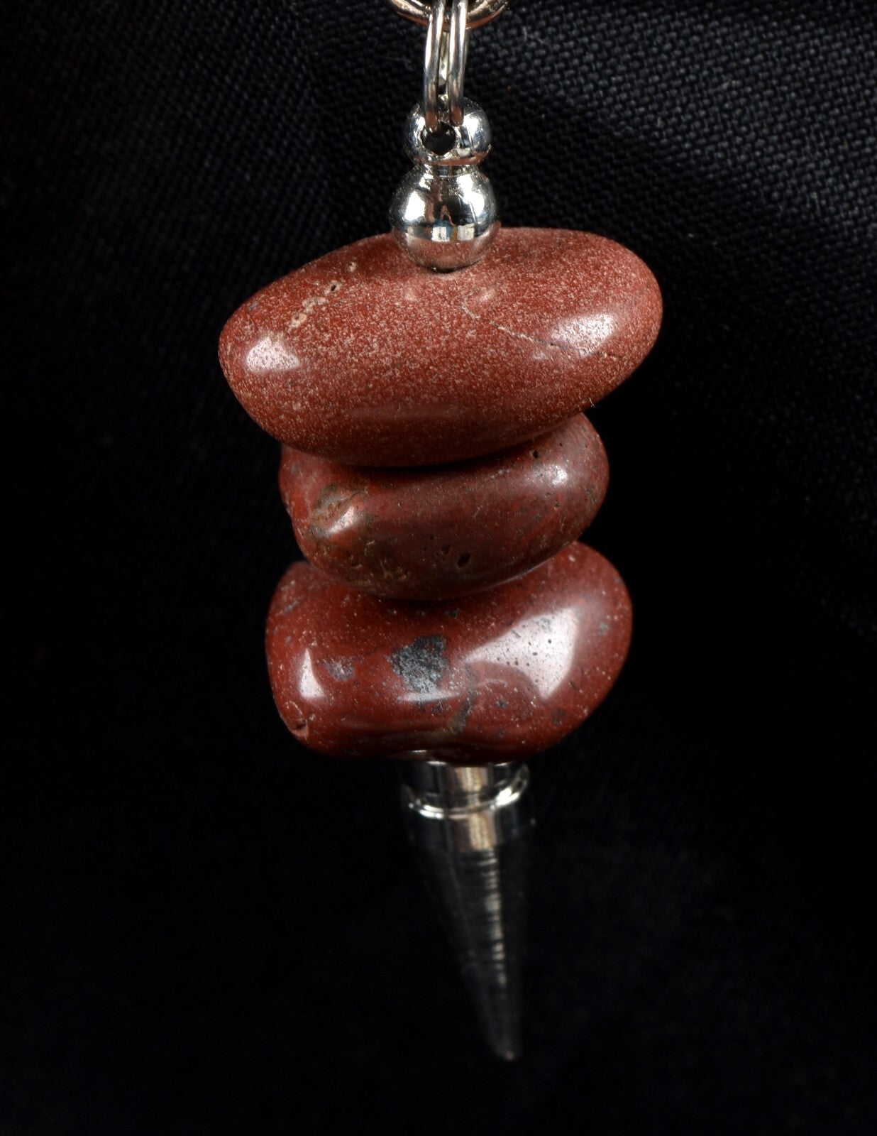 jasper  pendulum grounding protection powerful healing ,balances yin/yang# 7529
