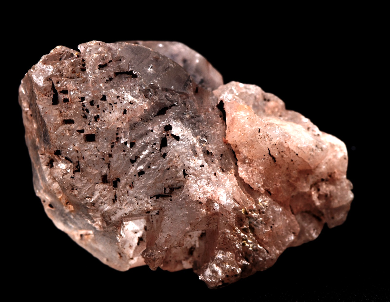 white Nirvana quartz Himalayan ice quartz , growth interference quartz # 8170