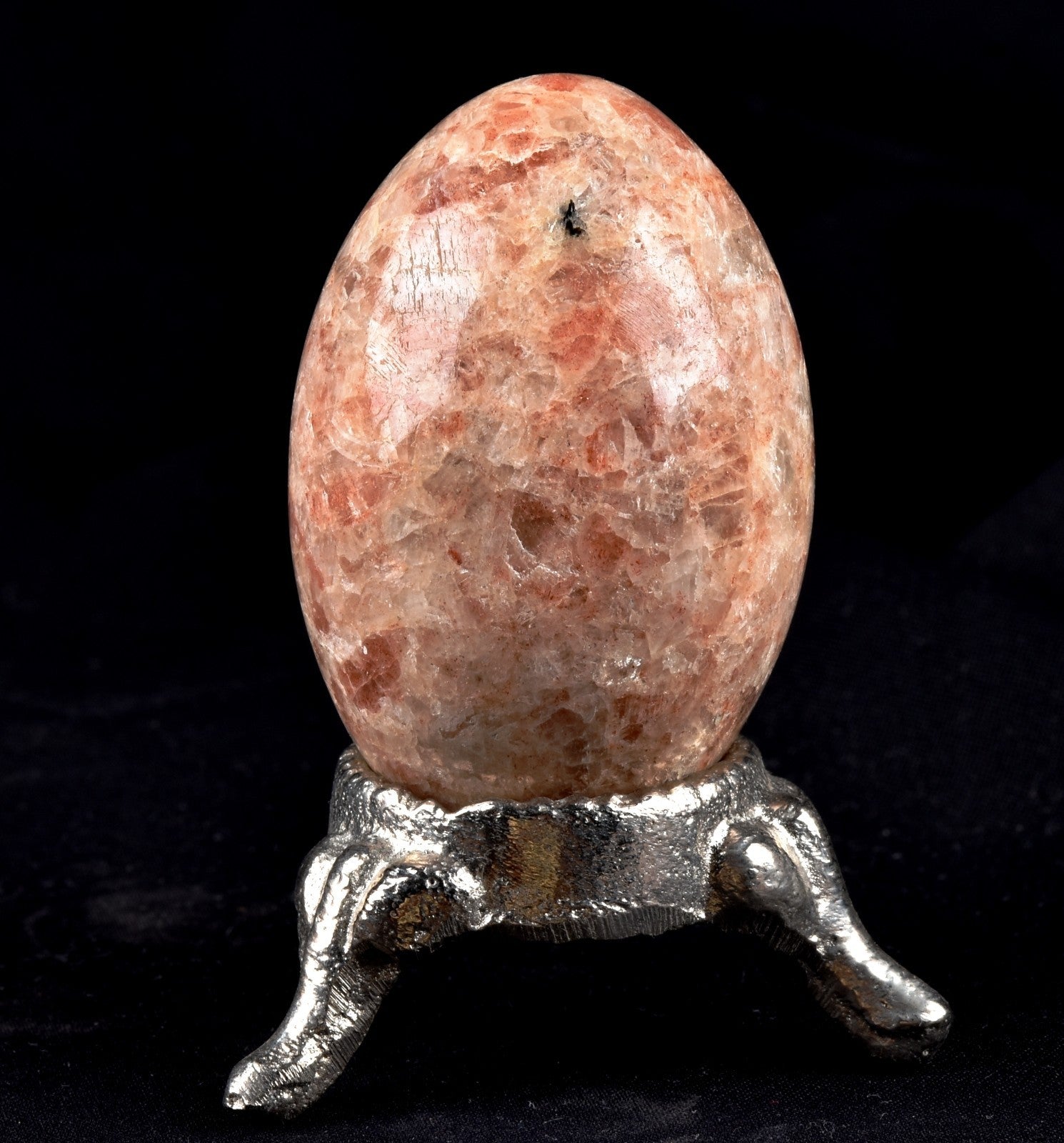 Sun stone with black tourmaline lingam bestow freedom, independence goodluck7956