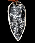 Satyaloka   quartz flat rainbow    pendant  synergy 12 crystal #1020