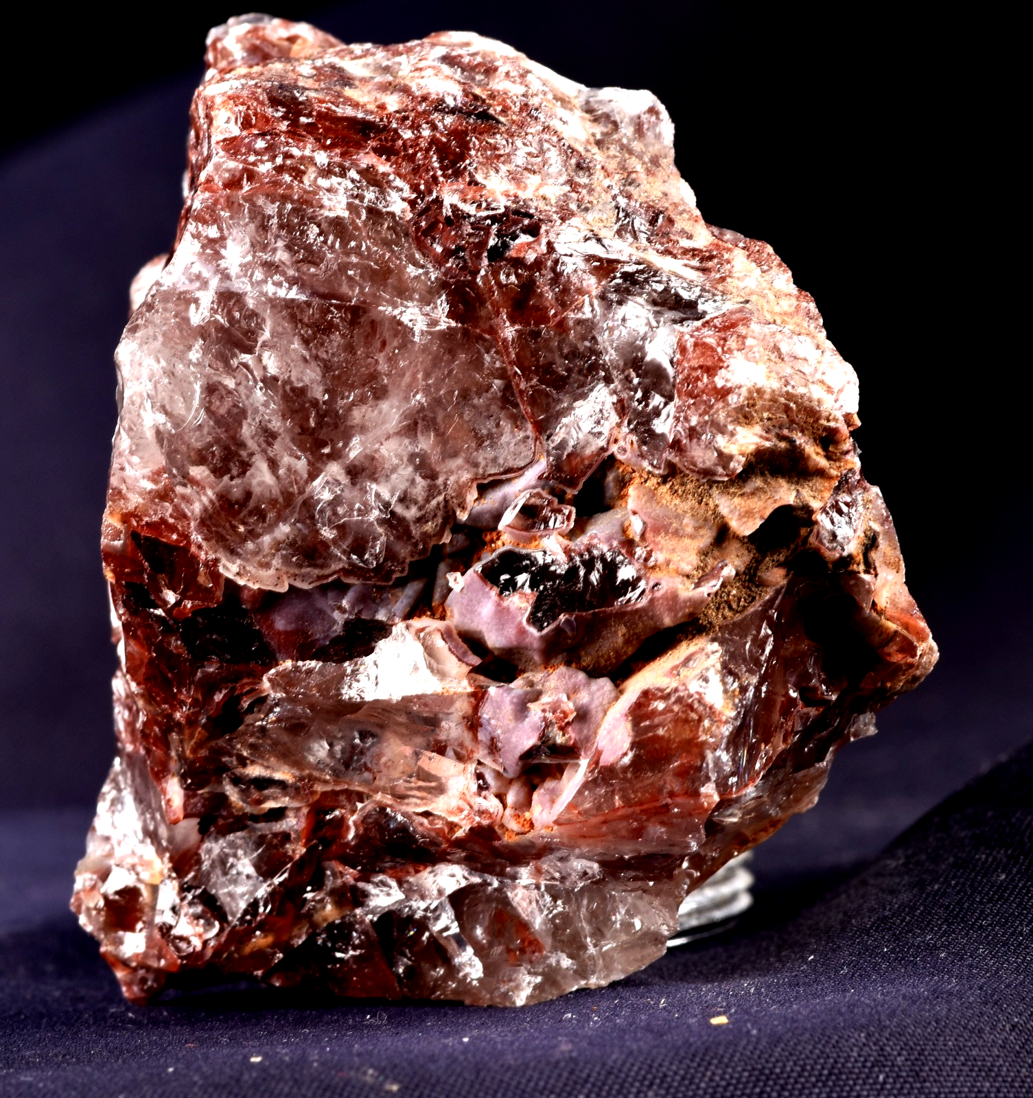 Himalayan Red Azeztullite  agnitite crystal  infusion of divine fire #8163