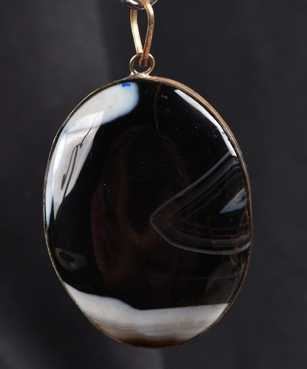 Sulemani ''evil eye'' mystic stone pendant  luck wealth protection shaman  #8217