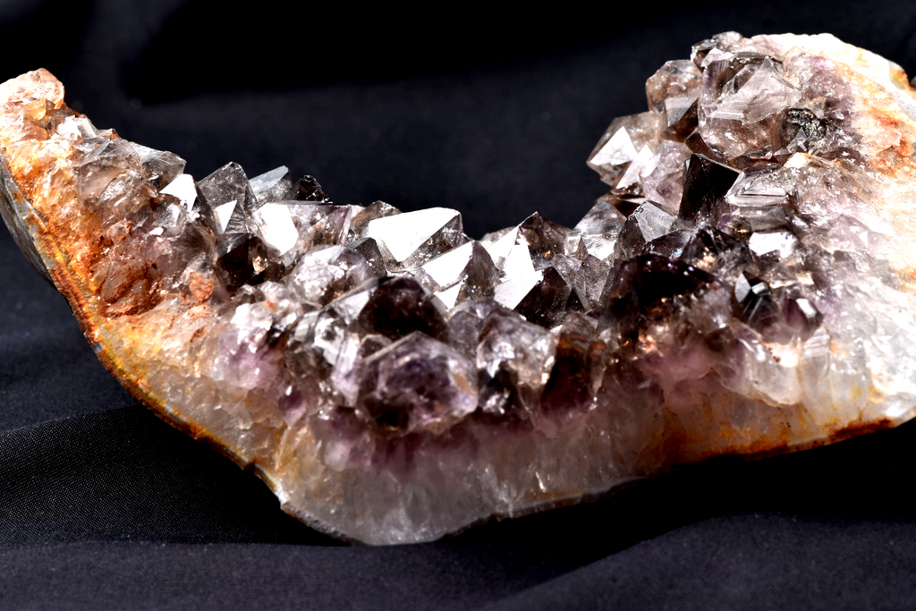 Rare Turkish  Dark  Amethyst Crystal Cluster Therapeutic Energy happiness # 8187