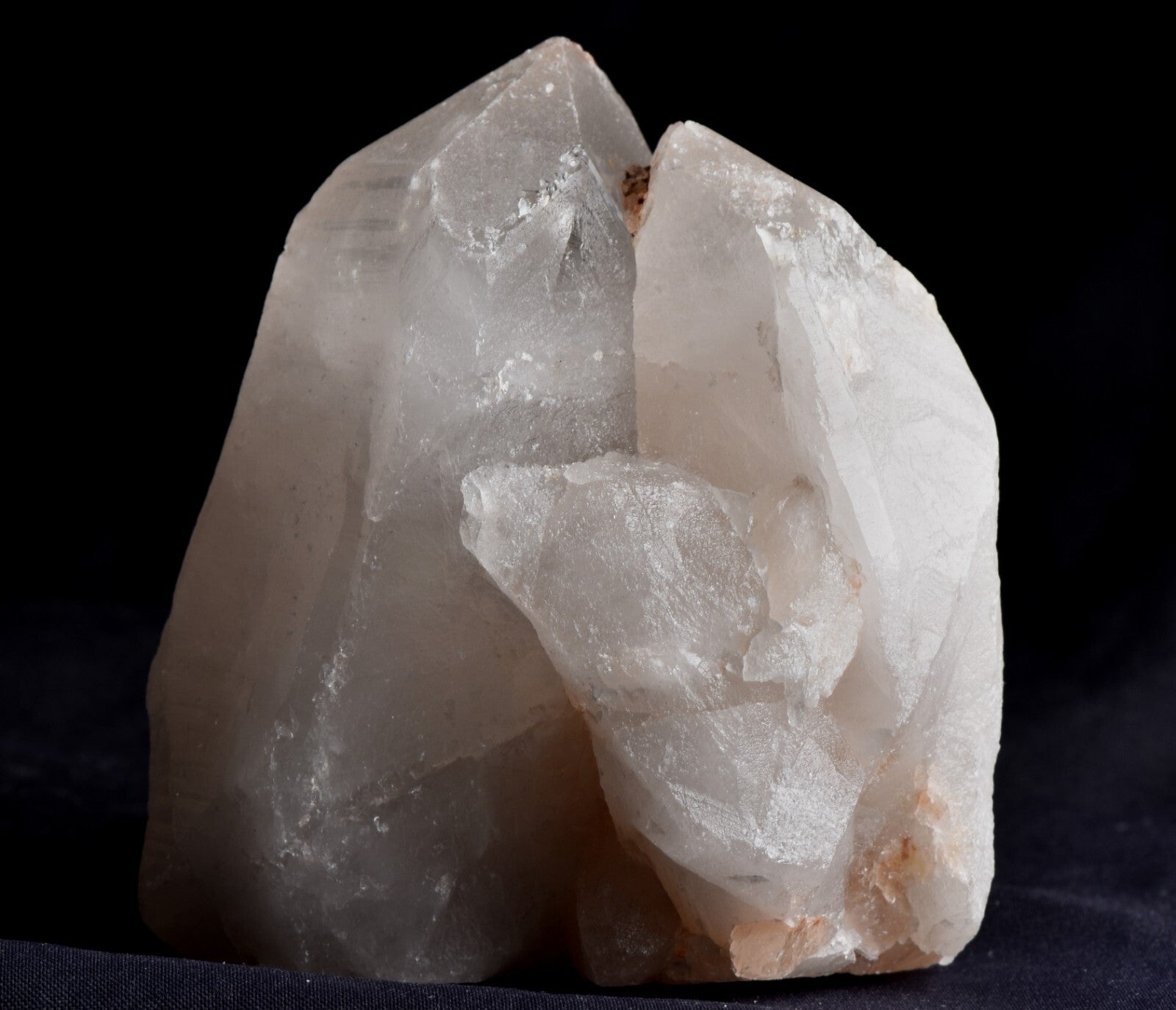 Himalayan lemurian quartz  tantrik twin with keys  self healed#7642