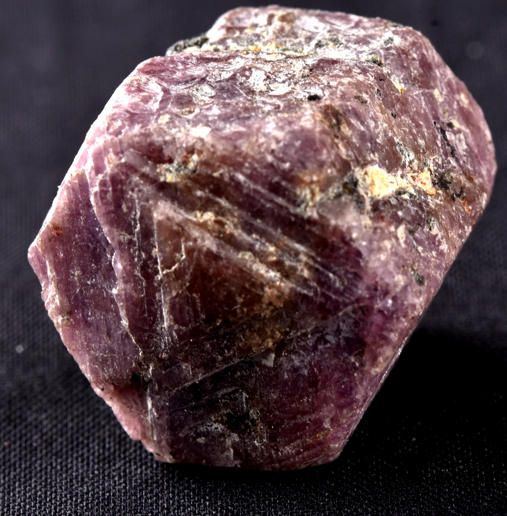 Ruby hexagonal corundum ''record keeper'' boost energy chakra reki healing #8268