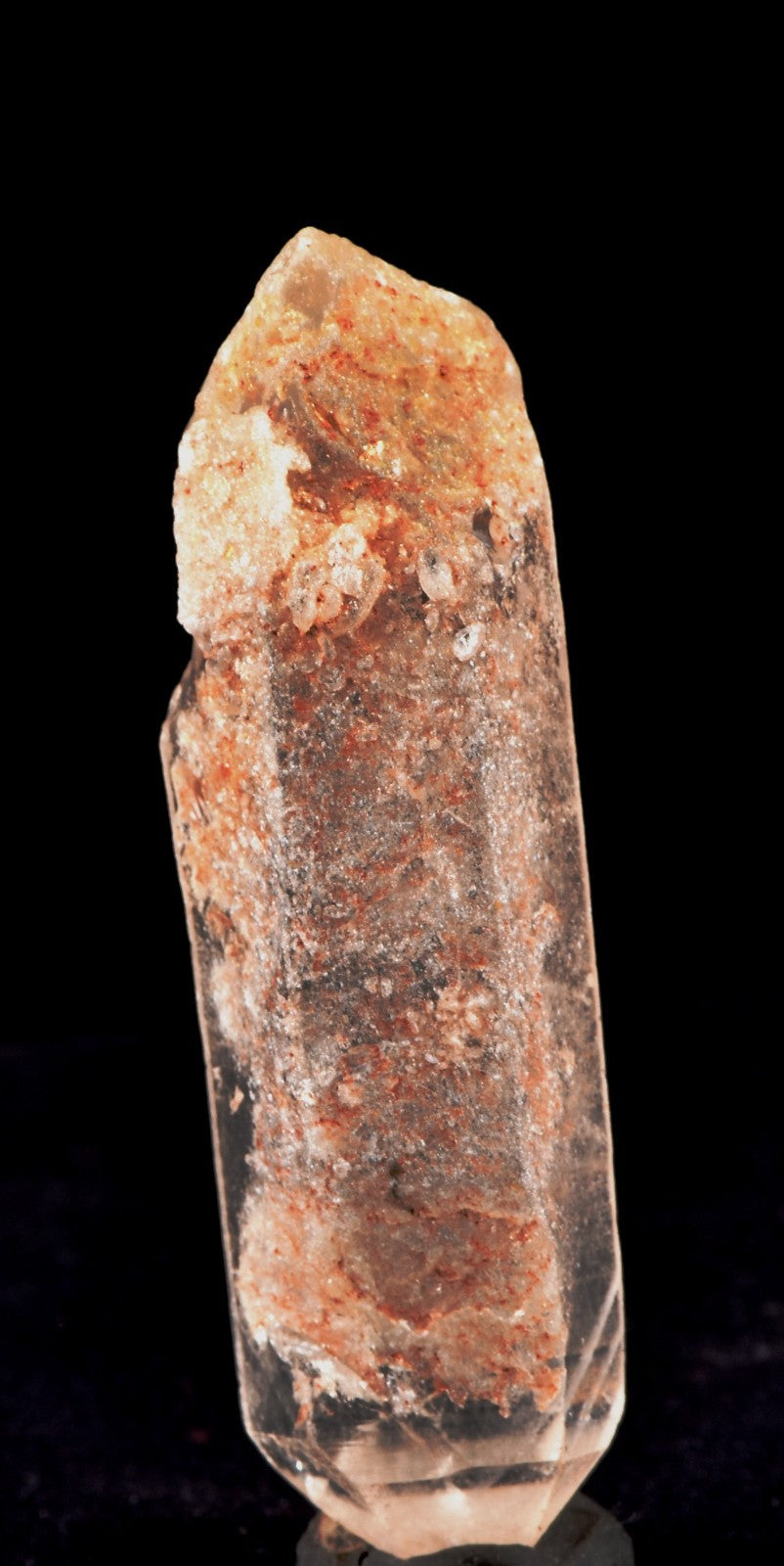 Himalayan pink  quartz , bridge, d.t ,keys scrying meditation  #7936