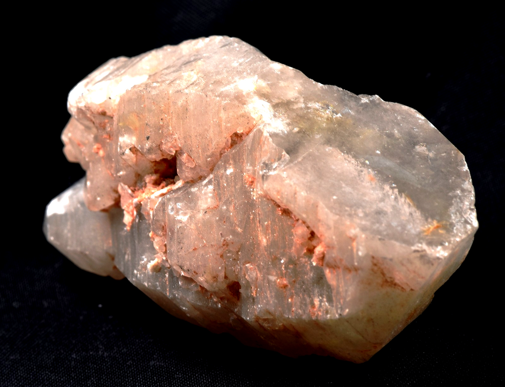 Himalayan golden  Scalar ice quartz crystal nirvana gwindel,  rainbows  #7824