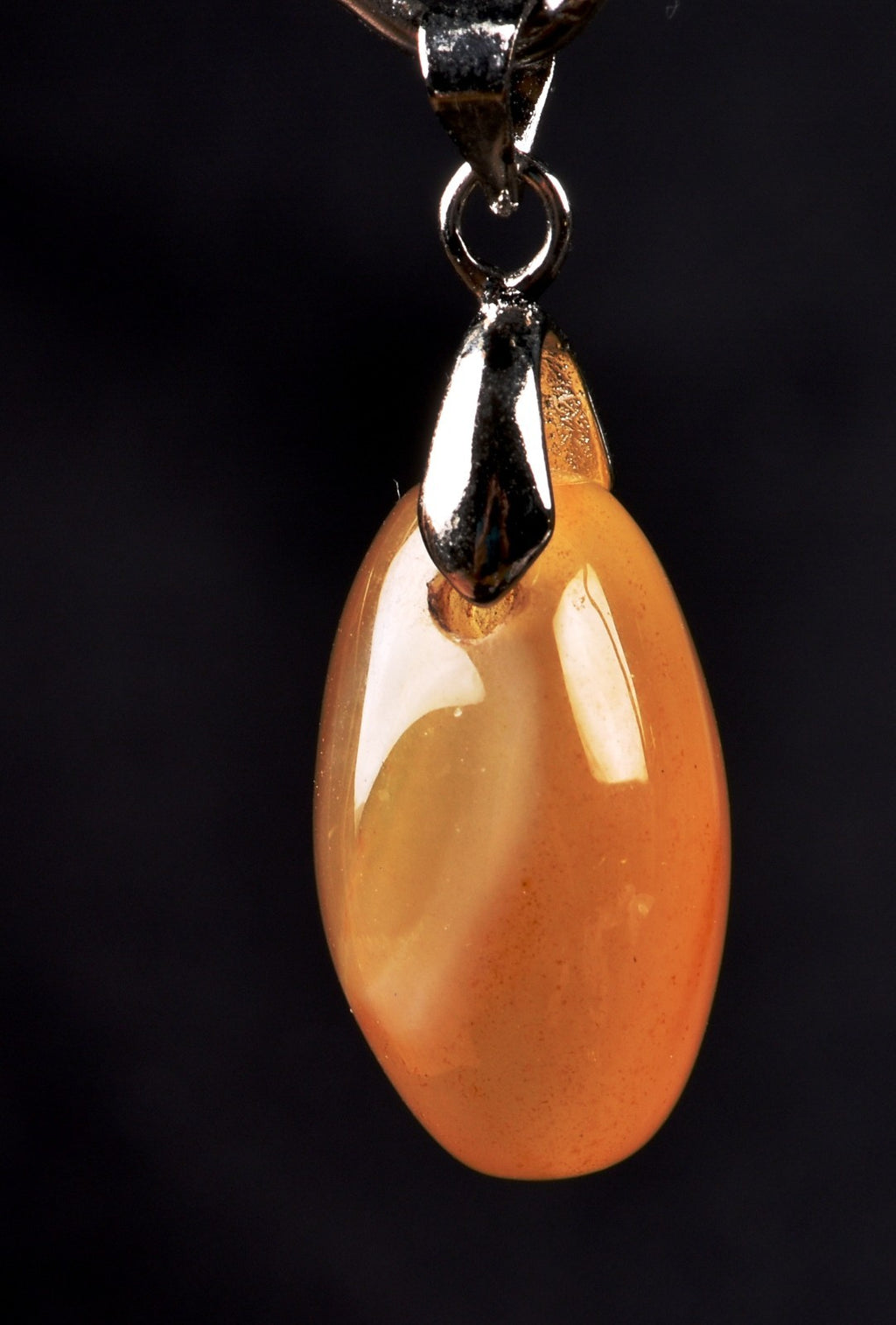Carnelian golden chalcedony pendant   courage creativity shaman protection #7839