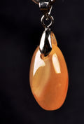 Carnelian golden chalcedony pendant   courage creativity shaman protection #7839