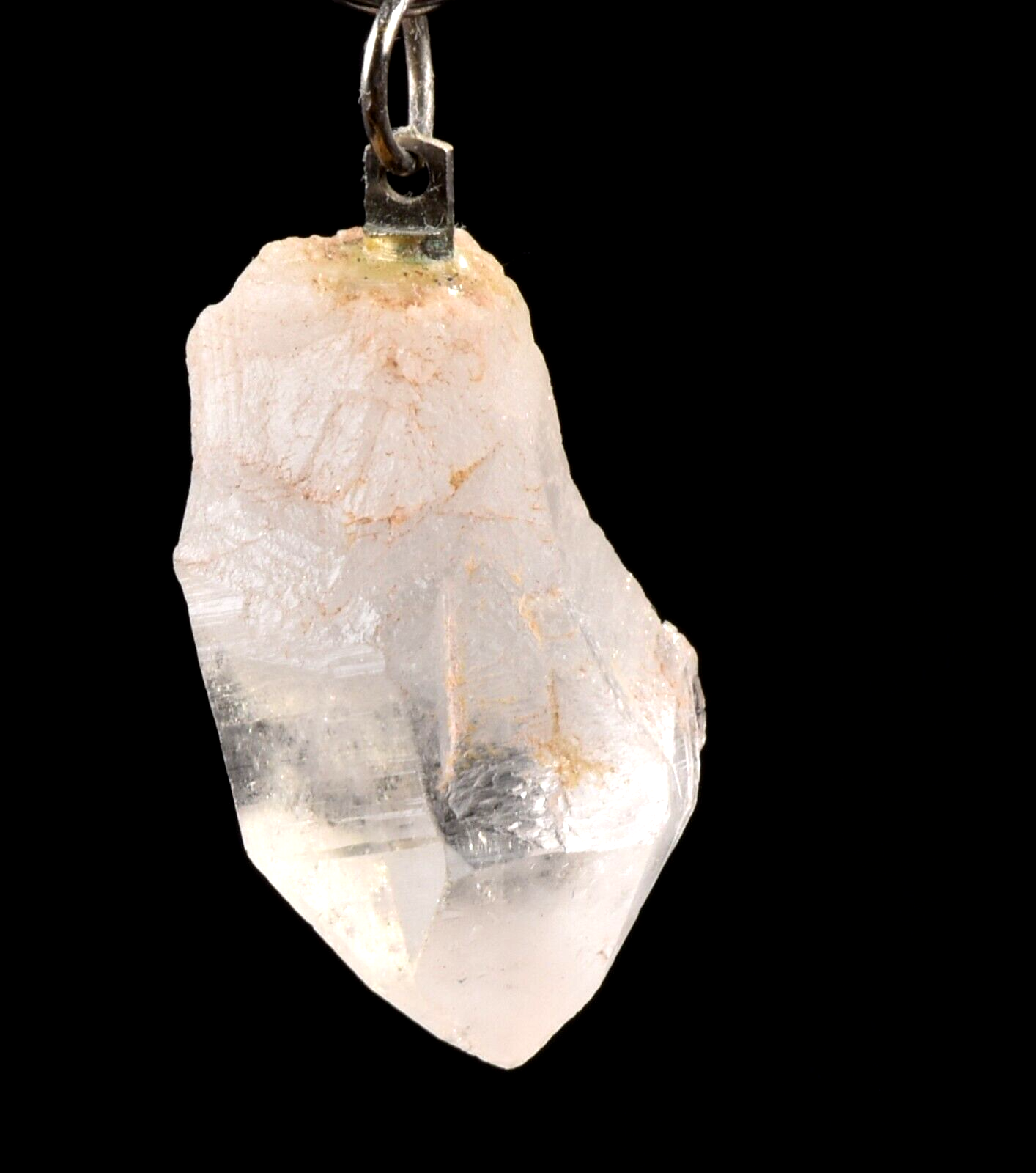 Satyaloka satyamani region   quartz   pendant  synergy 12 crystal #7494