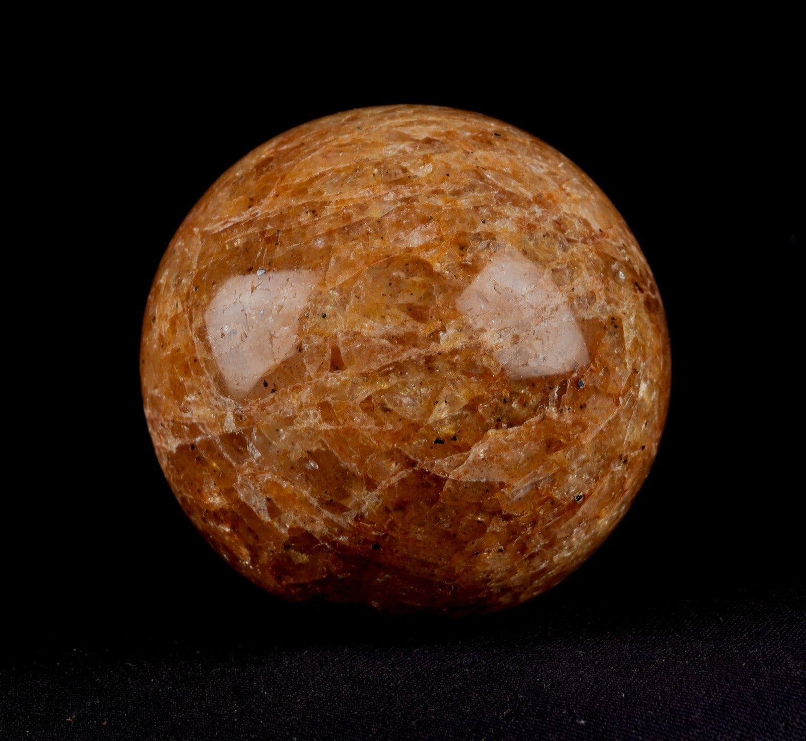 Himalayan golden healer quartz sphere 6.5 cm  infusion of divine fire #8063