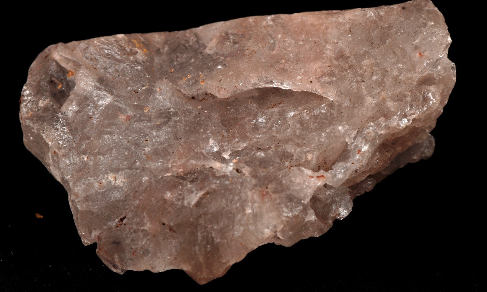 white Nirvana quartz Himalayan ice quartz , growth interference quartz # 8164