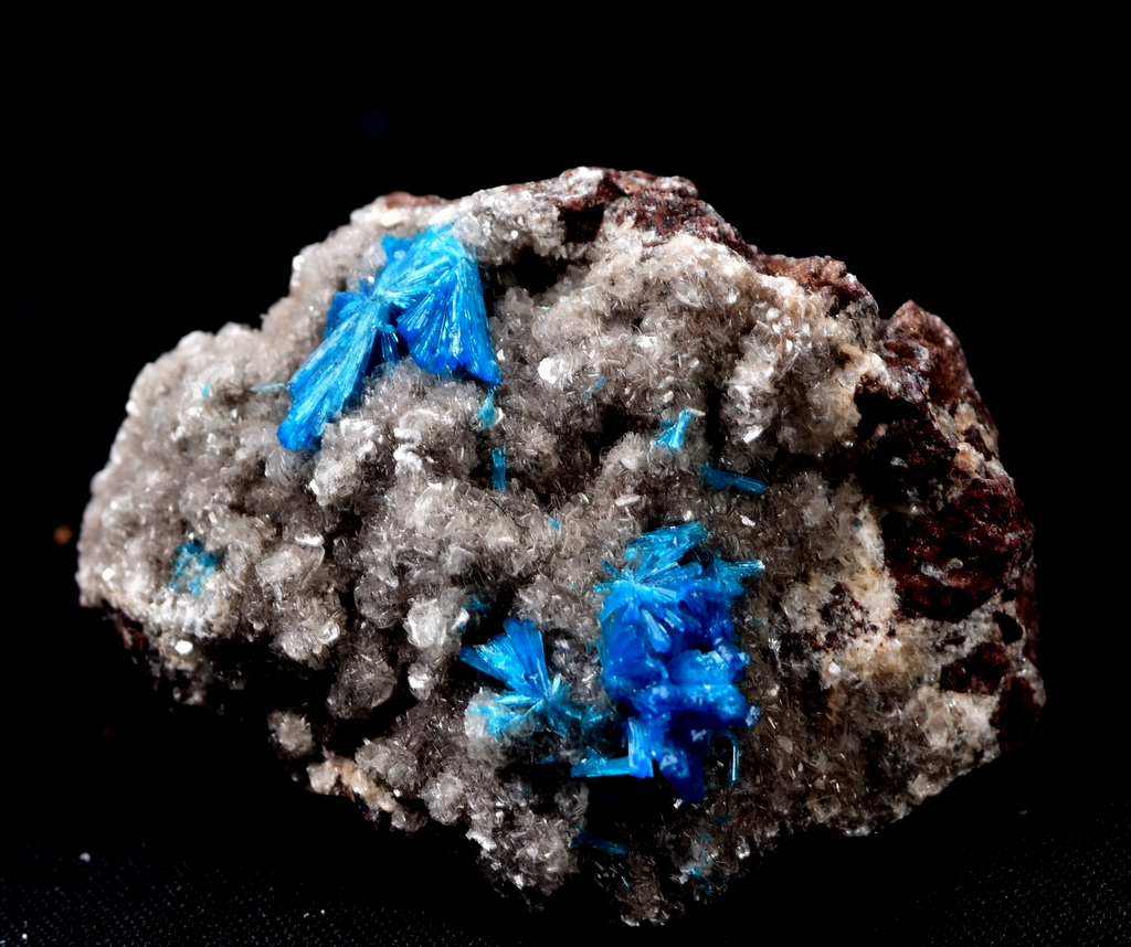 Pentagonite crystal  on heulandite base  third eye and crown chakra 8188