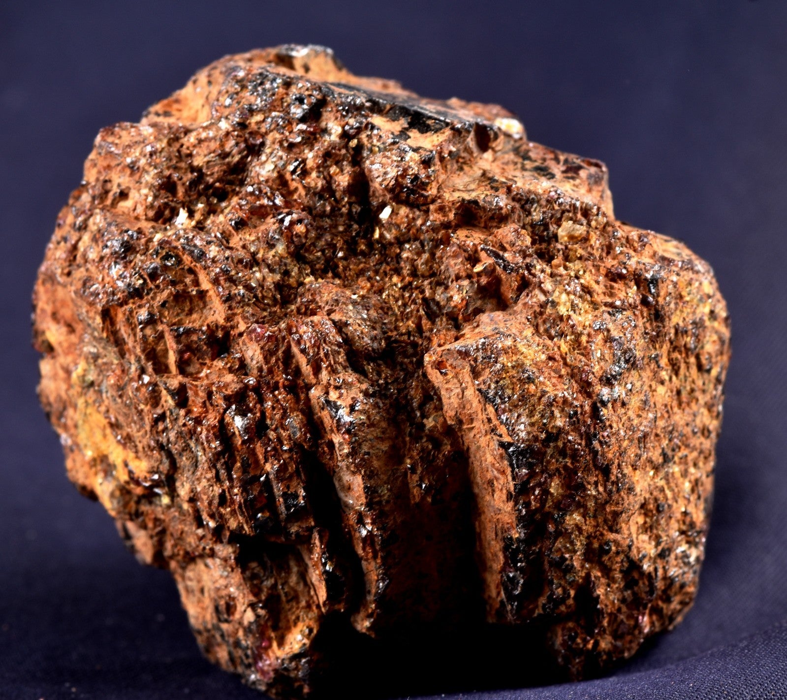 Garnet pointed Rough nugget natural  gem cluster for vitality and stamina  8165
