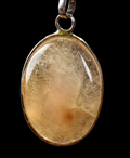 Golden  rutile  mystic pendant  cleans aura,scrying,removes negative energy#7489