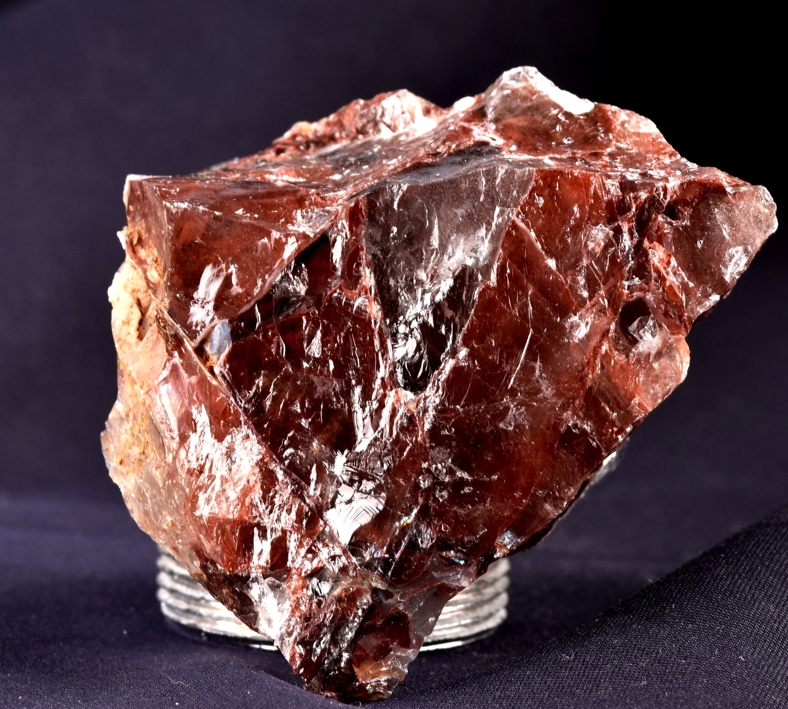 Himalayan Red Azeztullite  agnitite crystal  infusion of divine fire #8163