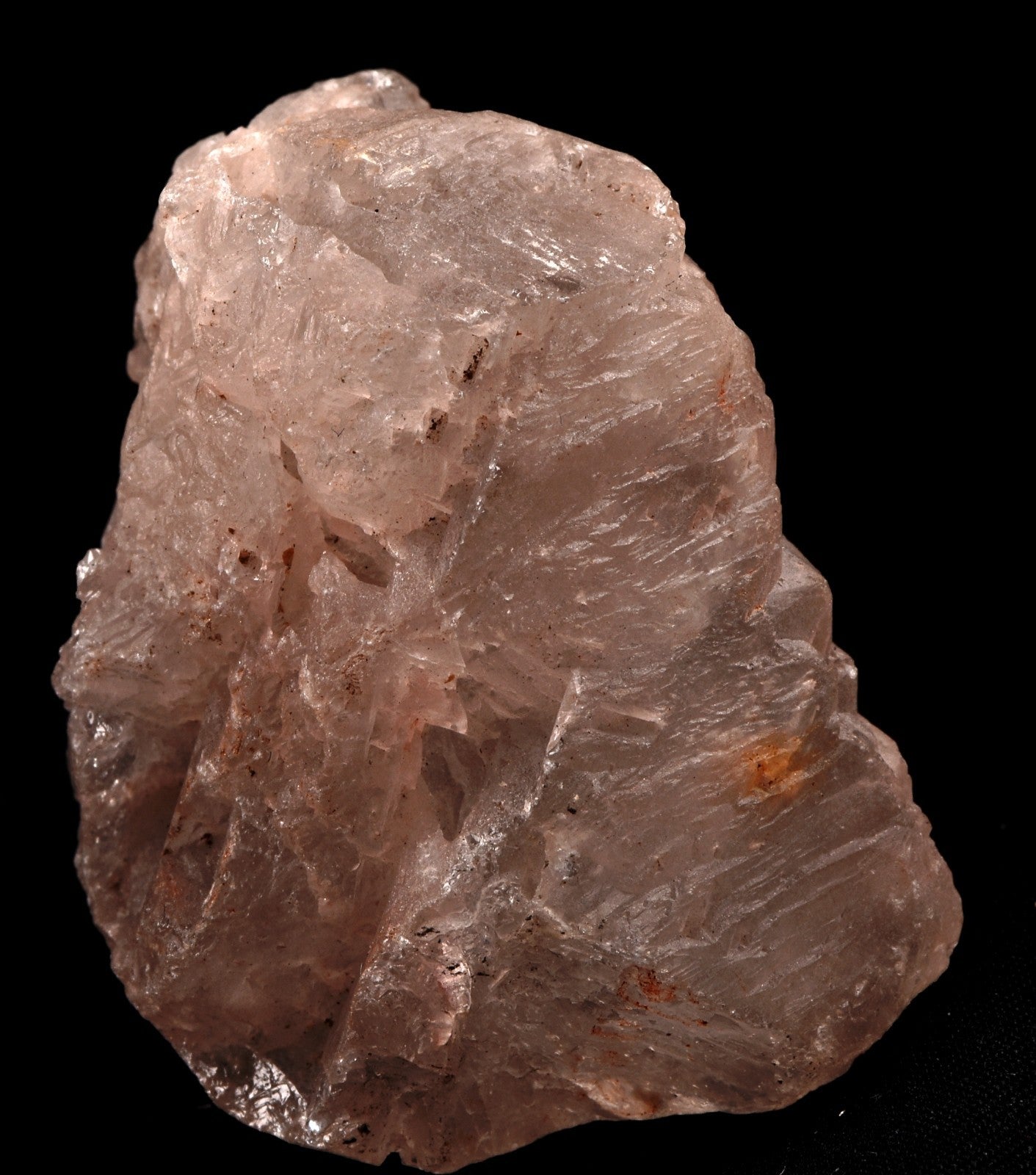 white Nirvana quartz Himalayan ice quartz , growth interference quartz # 8164
