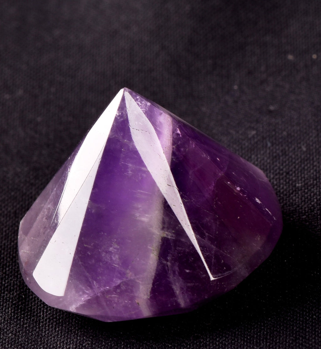 Amethyst  diamond supporting a healthy sleep cycle reflects negativity  # 8275