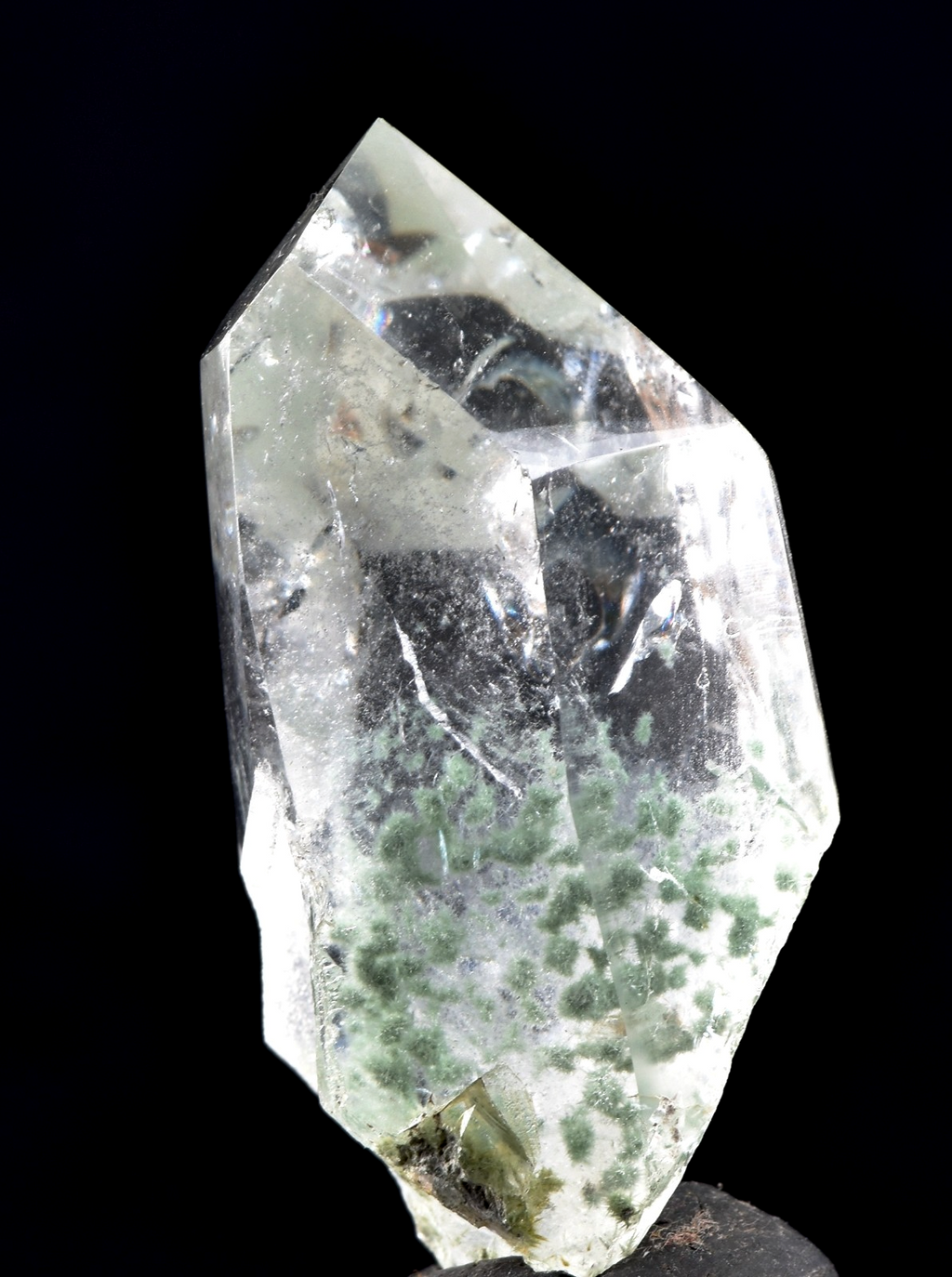 Himalayan cool green world crystal lodolite garden scrying meditation #8098