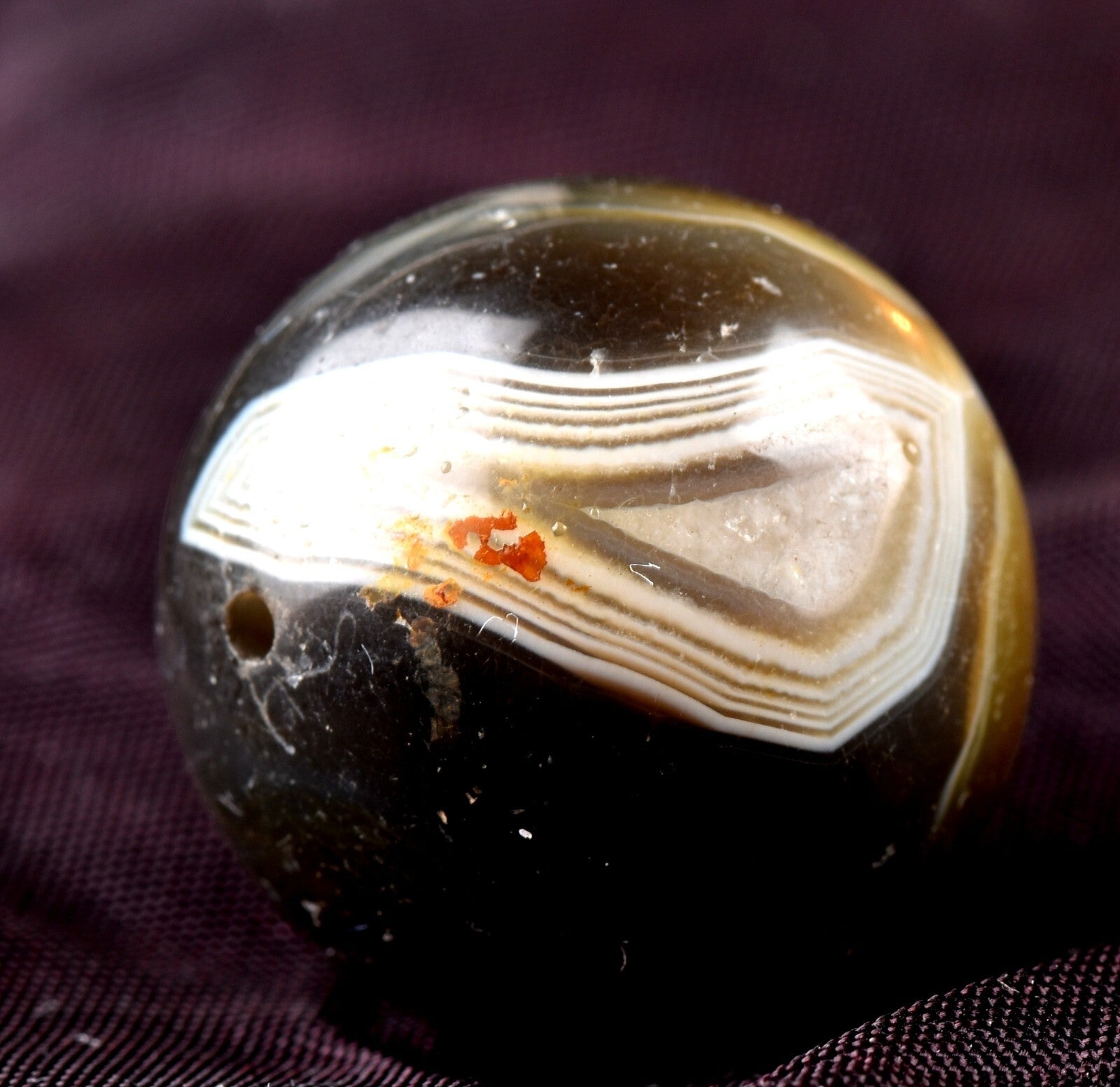 Mystic old sulemani  dzi/bhaisajyaguru/ shaman bead with  reach patina #7388
