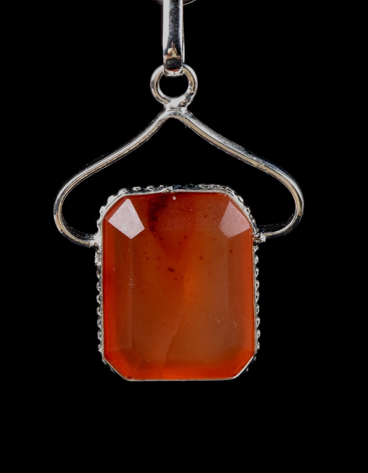 rare old Carnelian  pendant  courage creativity shaman protection #8134