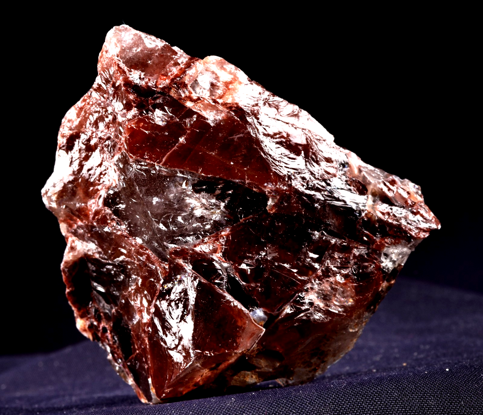 Himalayan Red Azeztullite  agnitite crystal  infusion of divine fire #8163