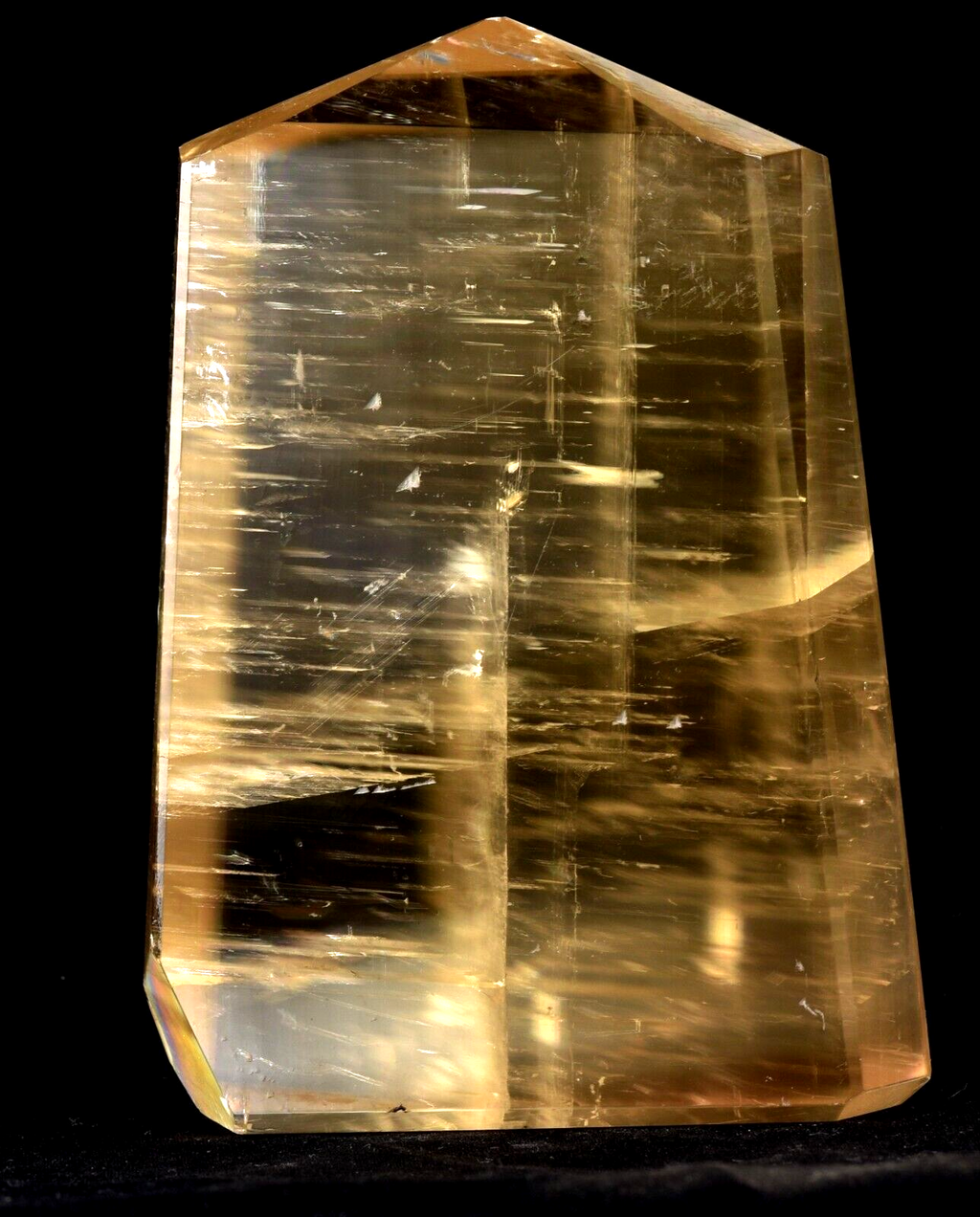 Calcite  Natural  creativity and imagination rainbow tower obelisk # 7526